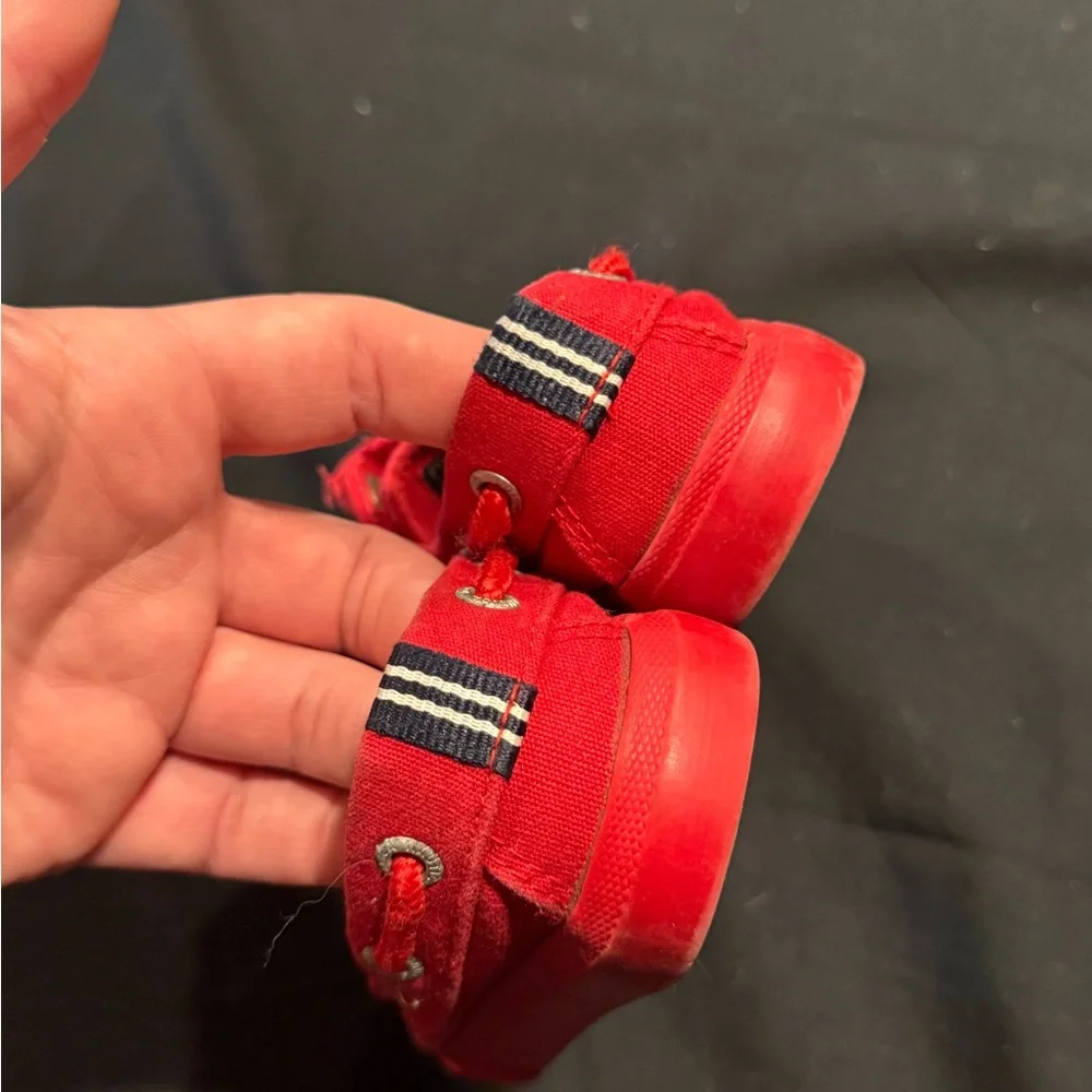 4/$15 Nautica Red Kids Shoes